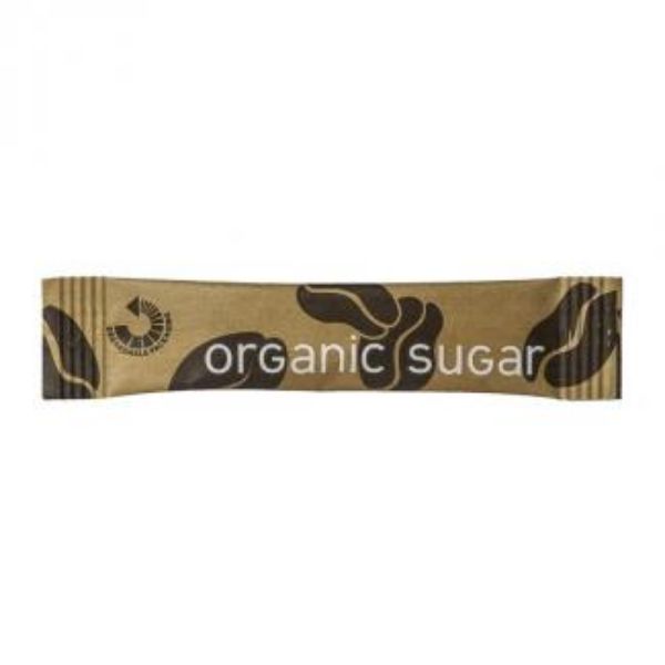 Picture of BOX OF 2000 CAFE STYLE ORGANIC SUGAR STICKS
